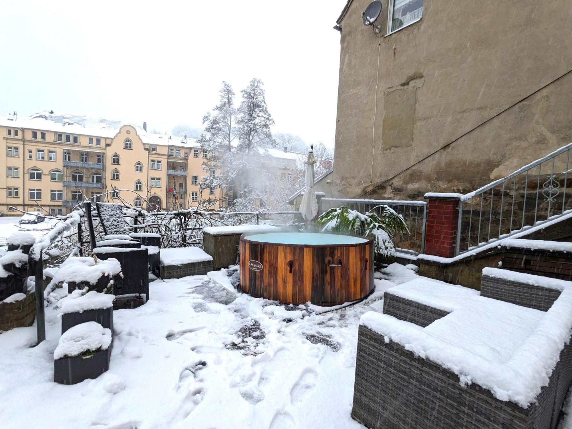 F3 Urlaubsmagie - Pool, Garten & Terrasse - 4P Sebnitz Exteriör bild