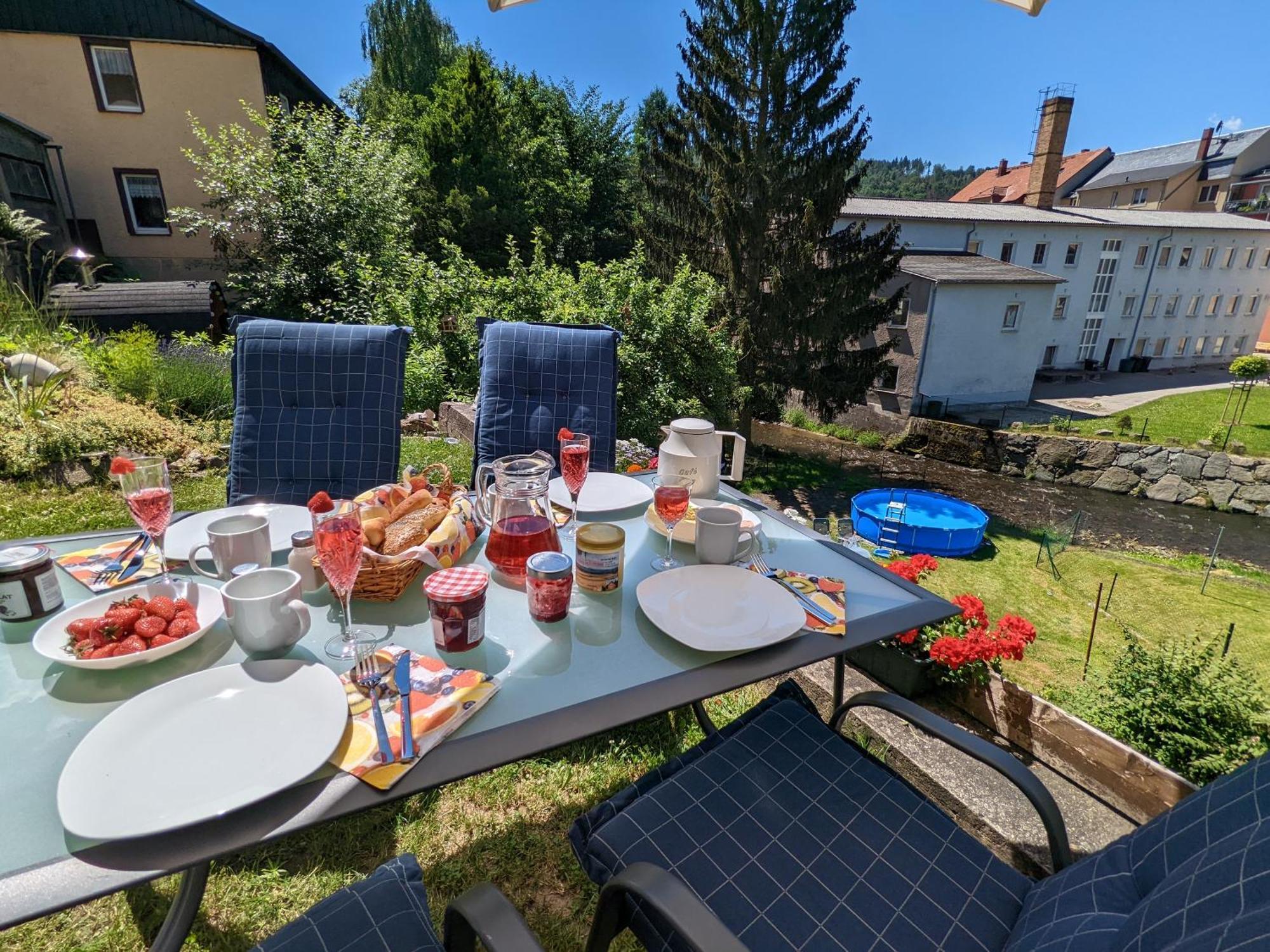 F3 Urlaubsmagie - Pool, Garten & Terrasse - 4P Sebnitz Exteriör bild