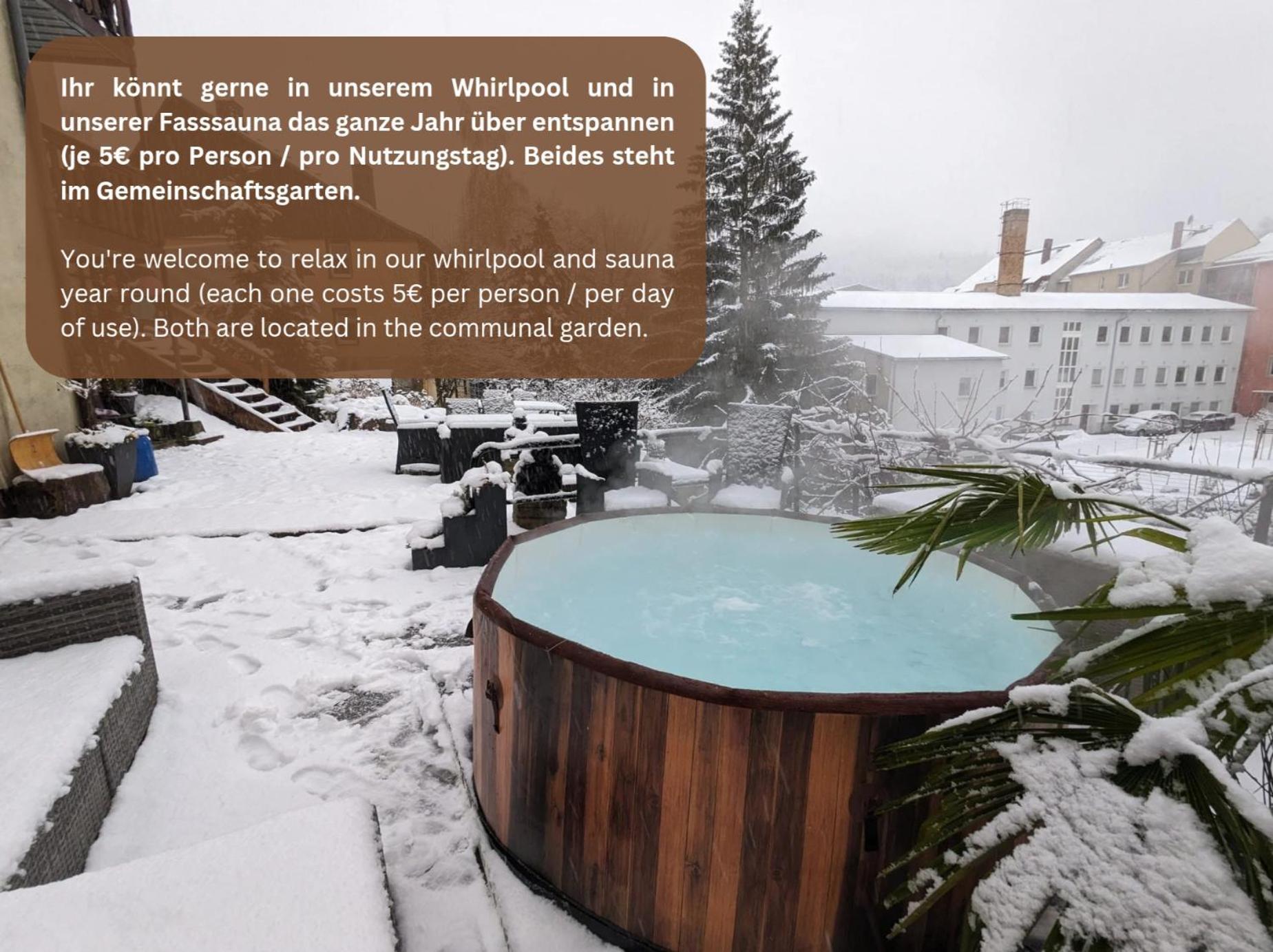 F3 Urlaubsmagie - Pool, Garten & Terrasse - 4P Sebnitz Exteriör bild